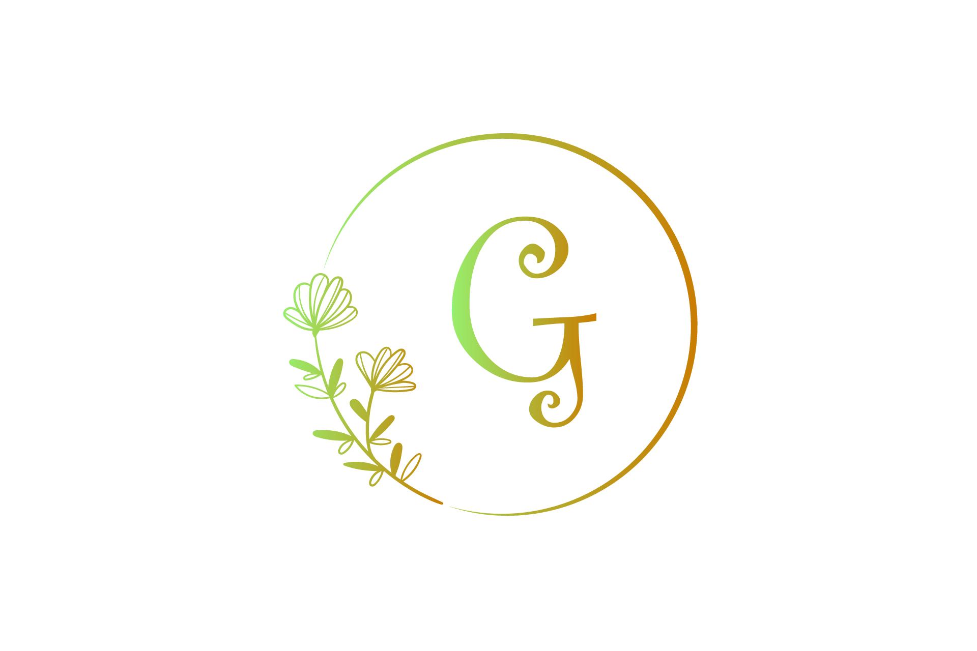 Monogram Flower