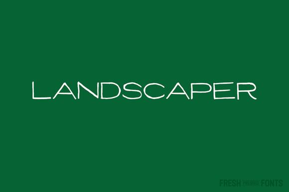 Landscaper Font