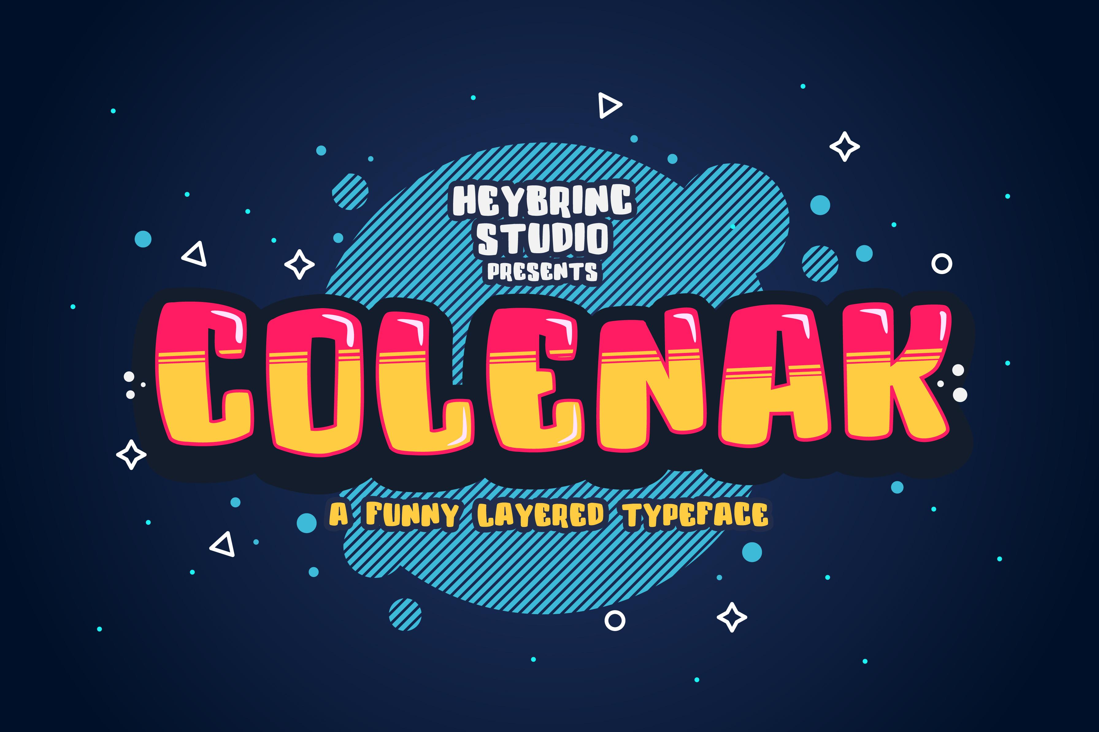Colenak Font