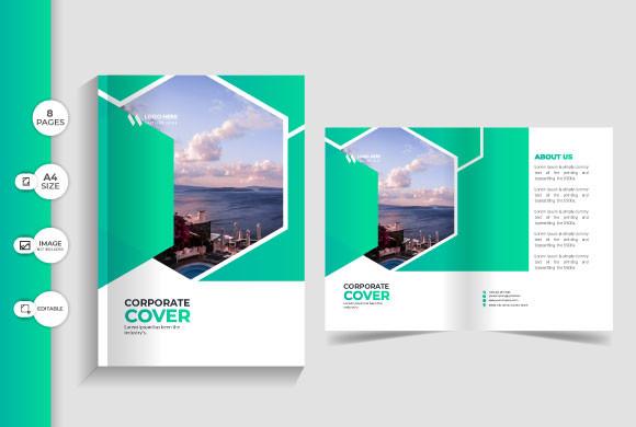4 Pages Brochure Template Design