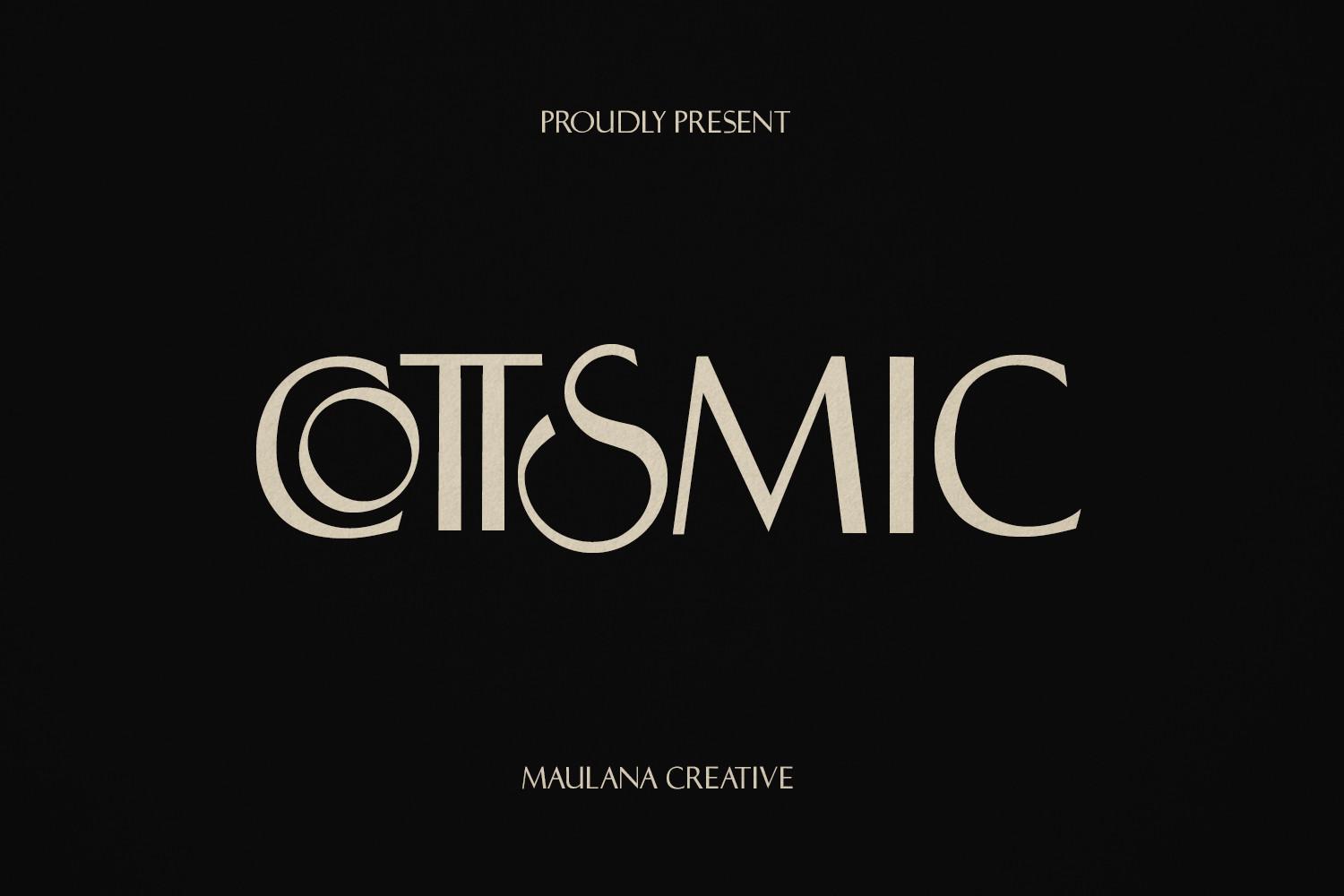 Cottsmic Font