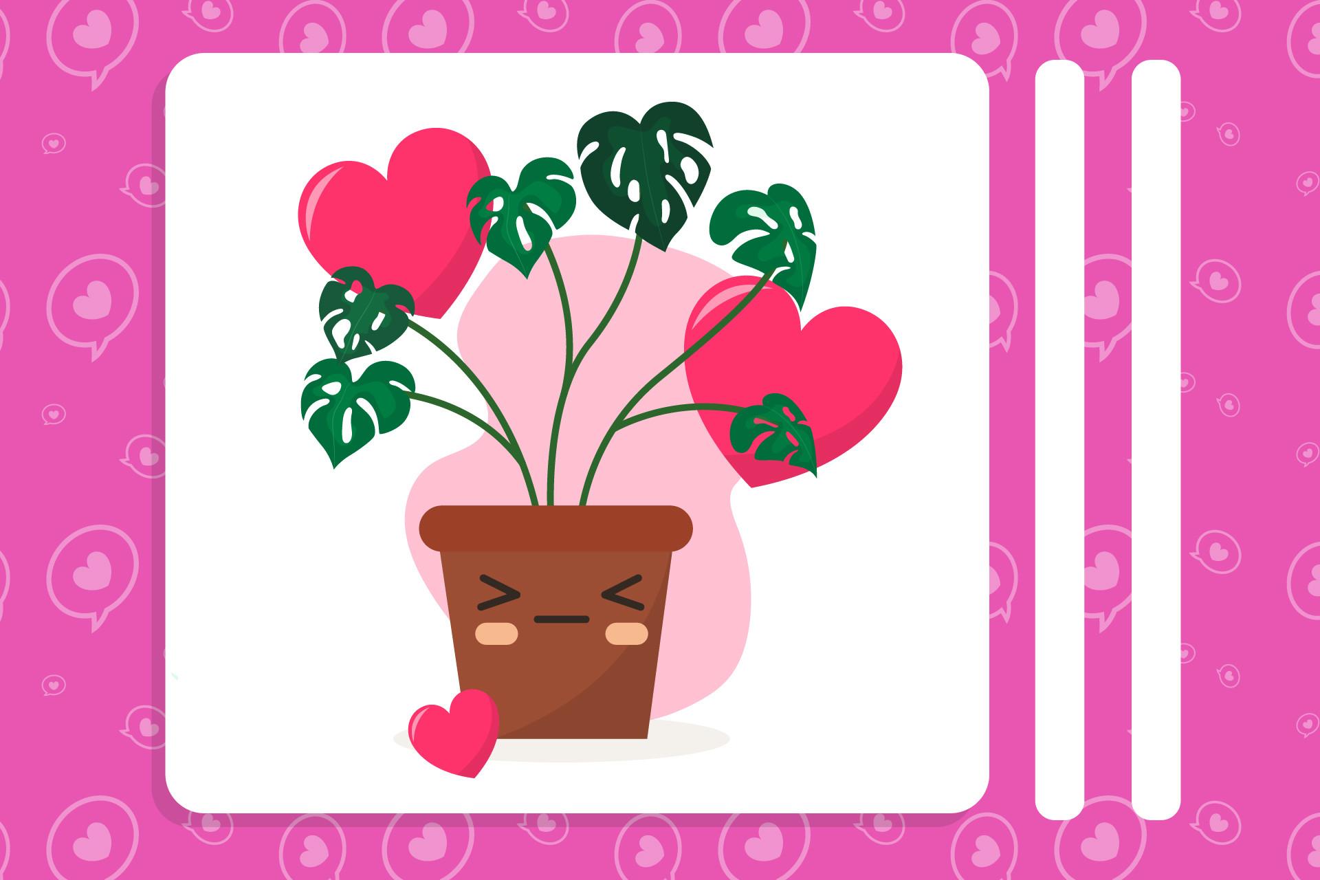 Valentine Funny Expression Kawaii Design