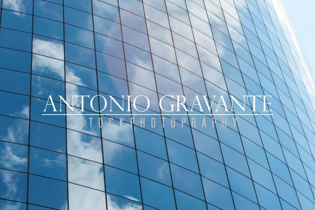 Modern Glass Skyscrapers Background