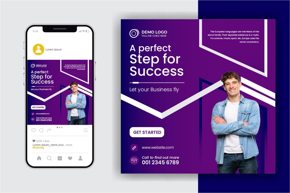 Business Social Media Post Design Ads