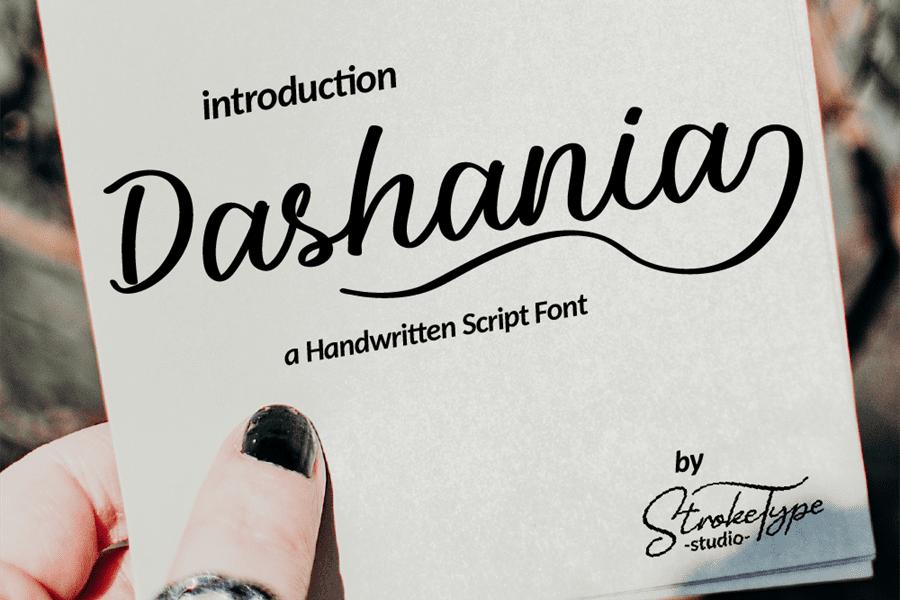 Dashania Font