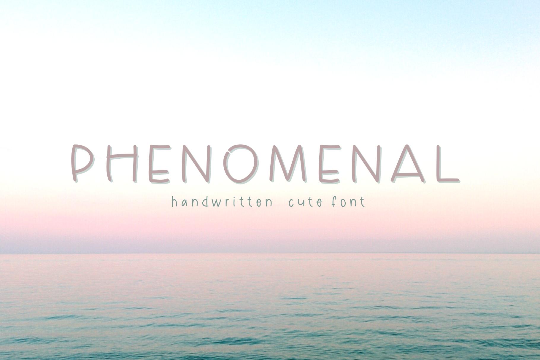 Phenomenal Font