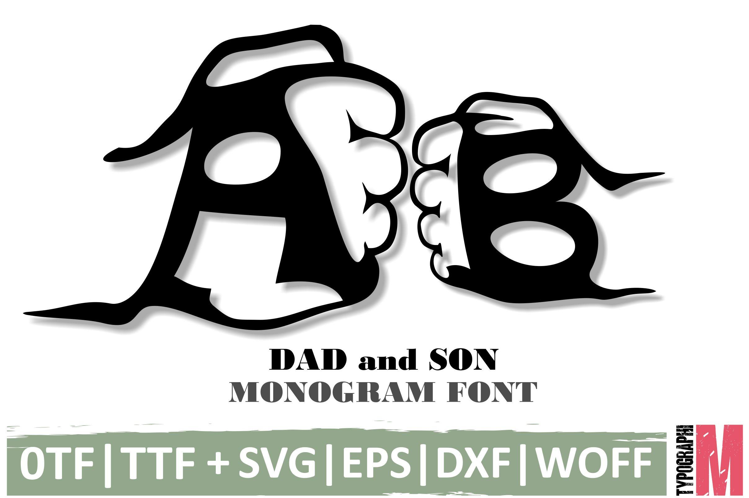 Dad and Son Font