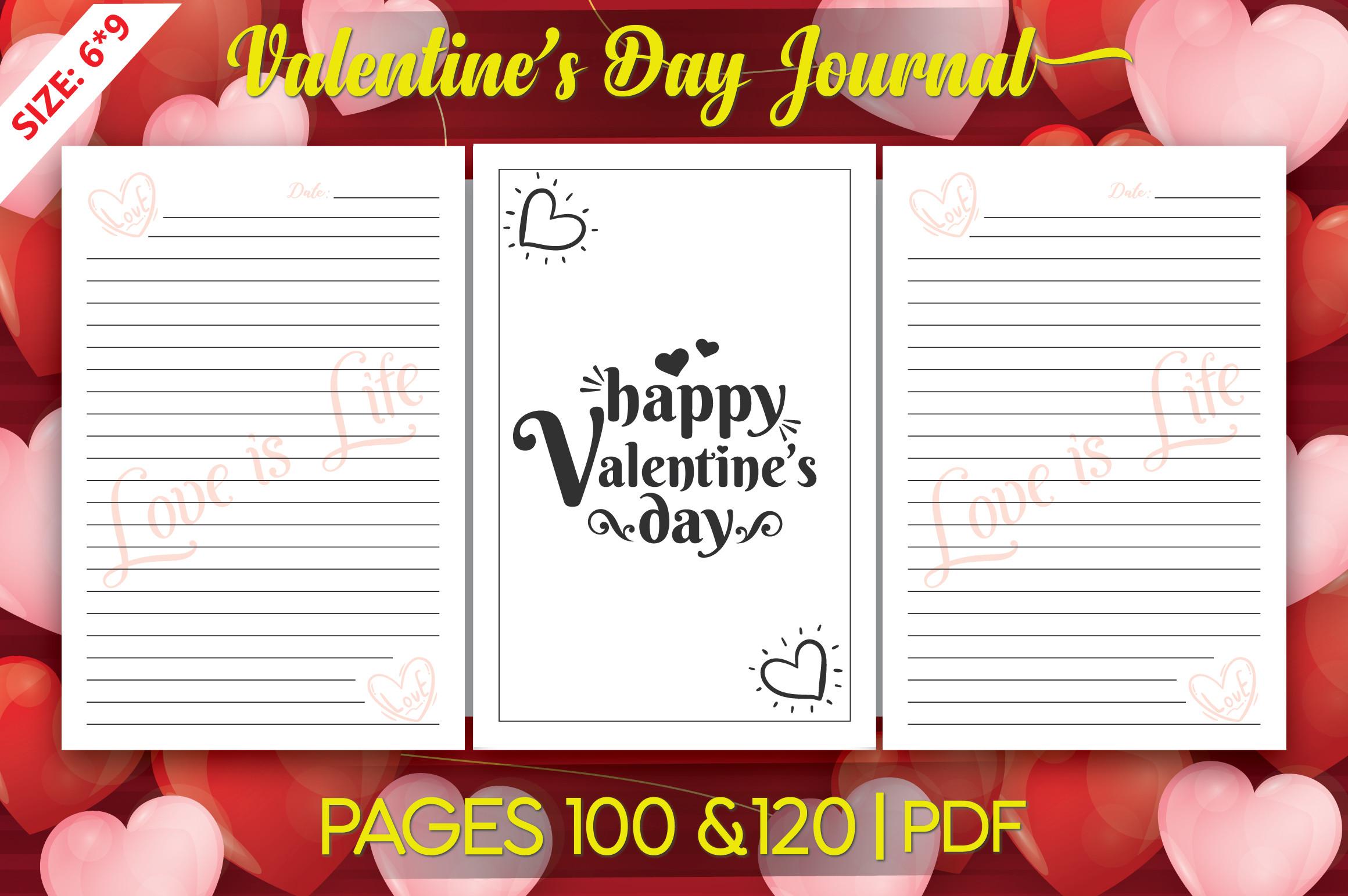 Valentine's Day Notebook KDP Interior