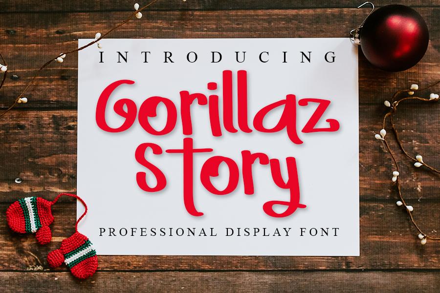 Gorrilaz Story Font
