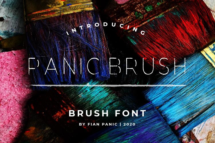 Panic Brush Font