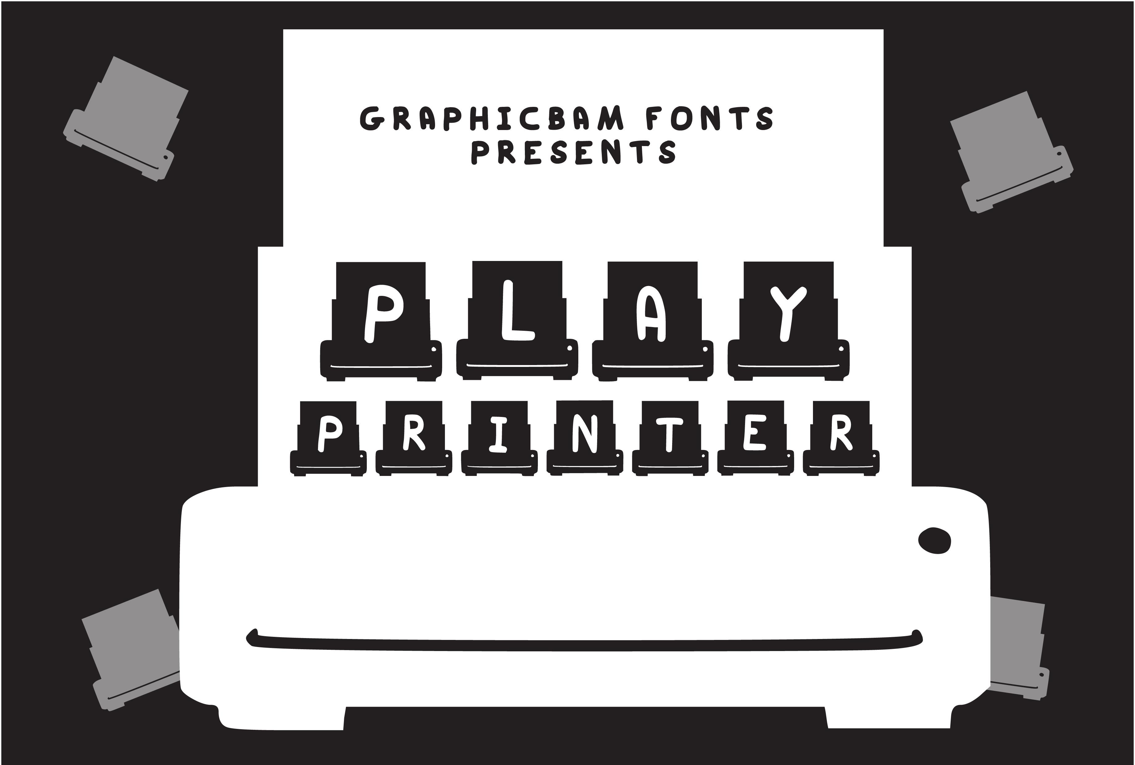 Play Printer Font