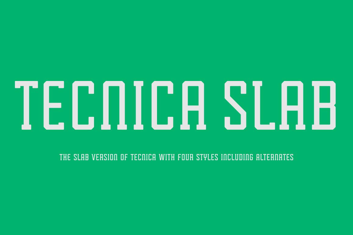 Tecnica Slab Family Font
