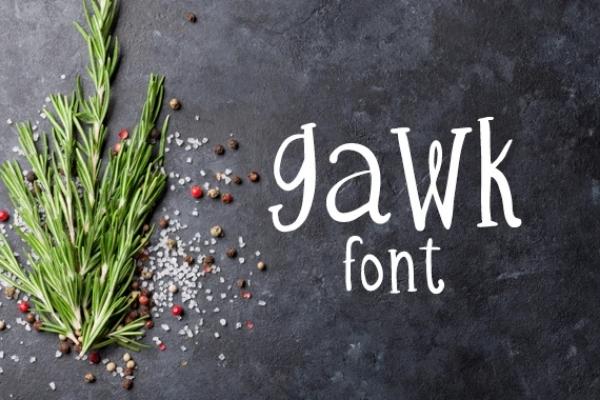 Gawk Font