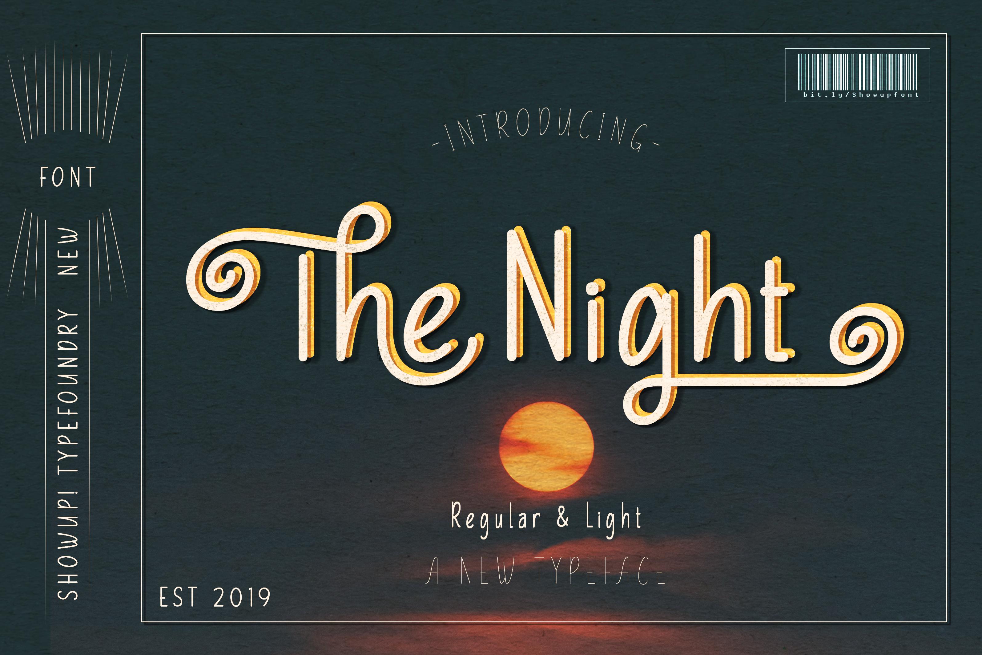 The Night Font