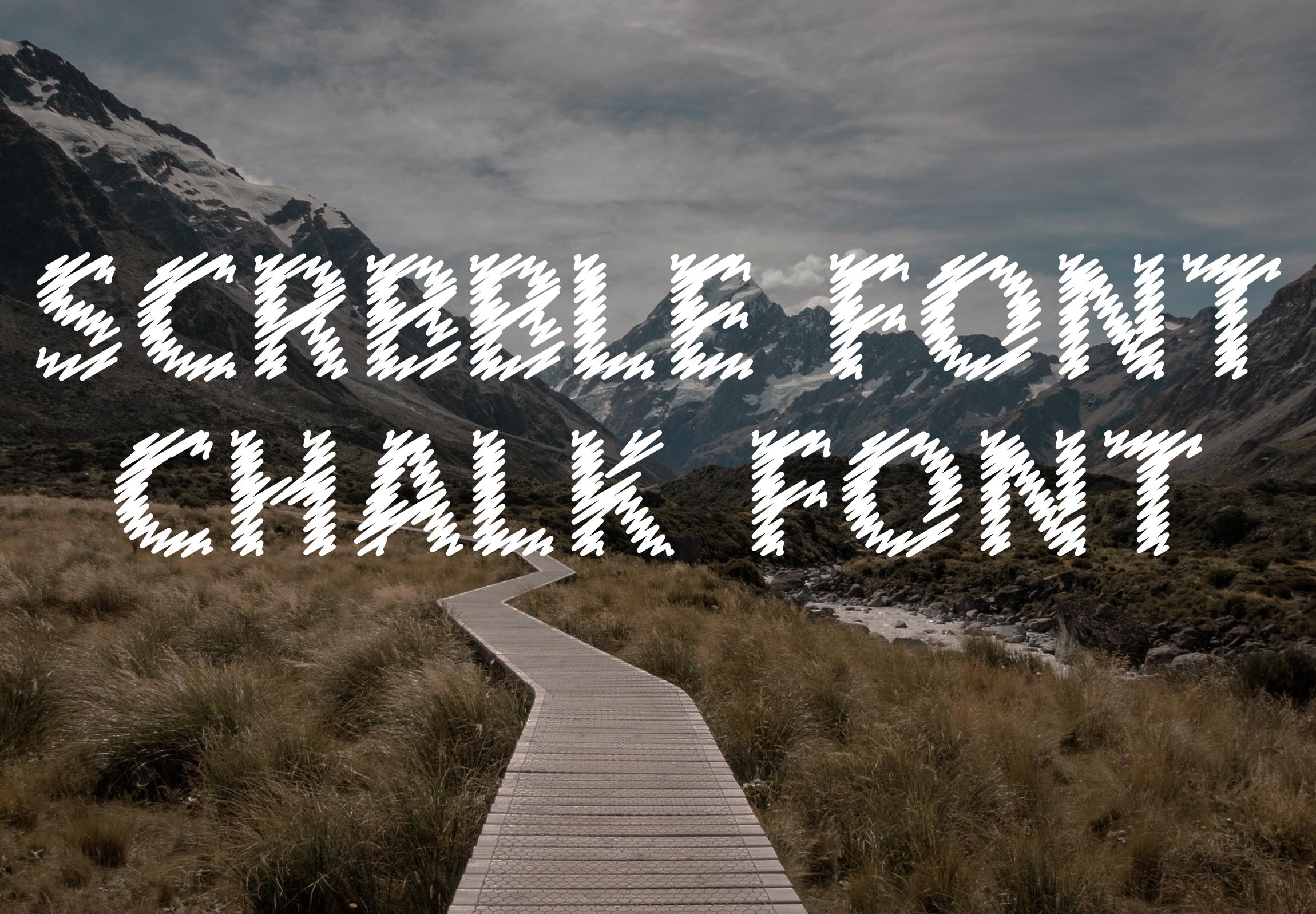 Dusker Scribble Font