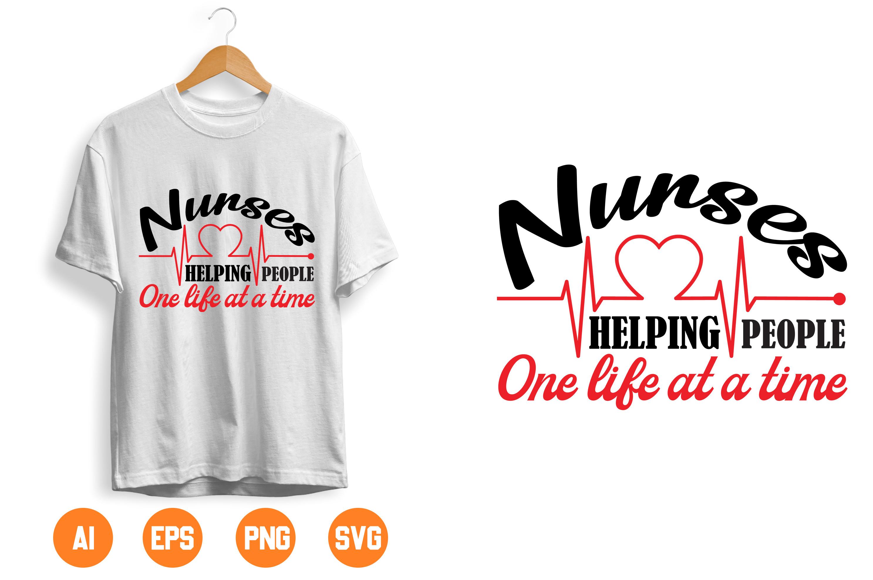 Nurse T-shirt Design 110