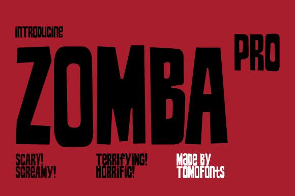 Zomba Pro Font