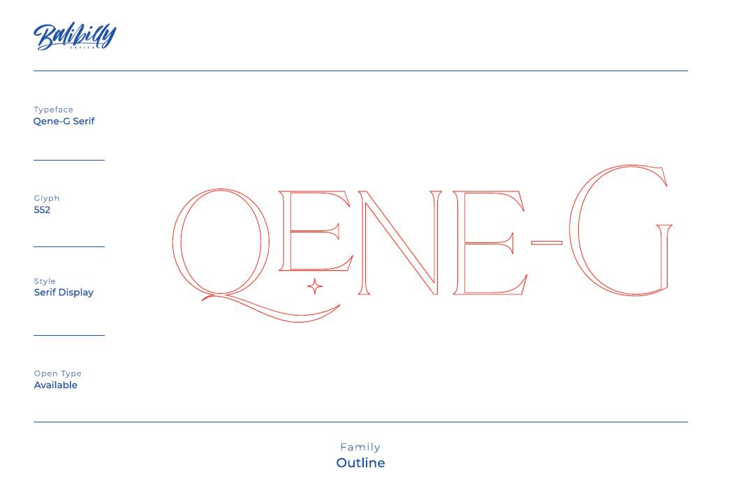 Qene-G Font