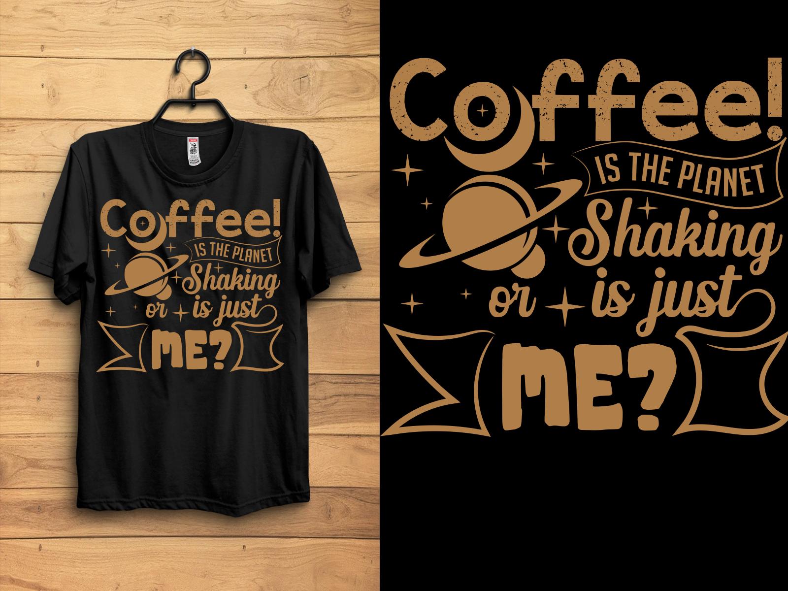 Coffee Typography T-shirt Design