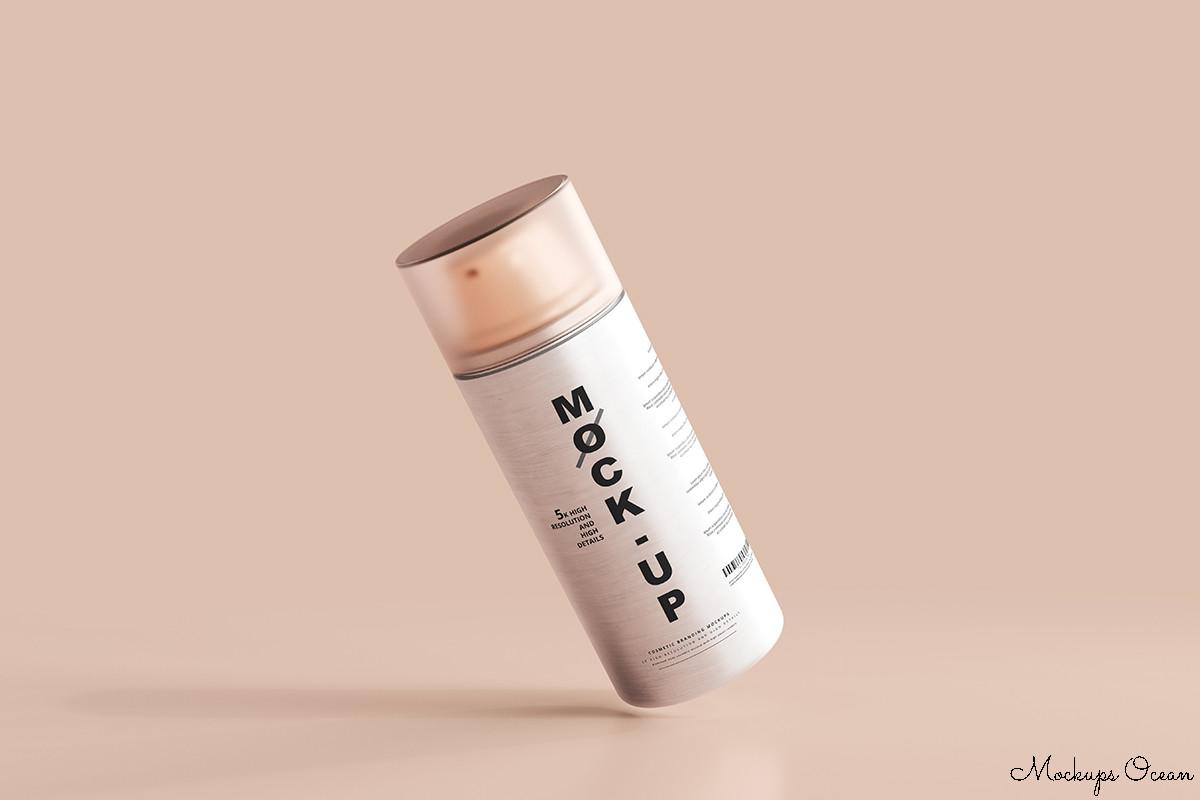 Body Cosmetic Pump Bottle Mockup