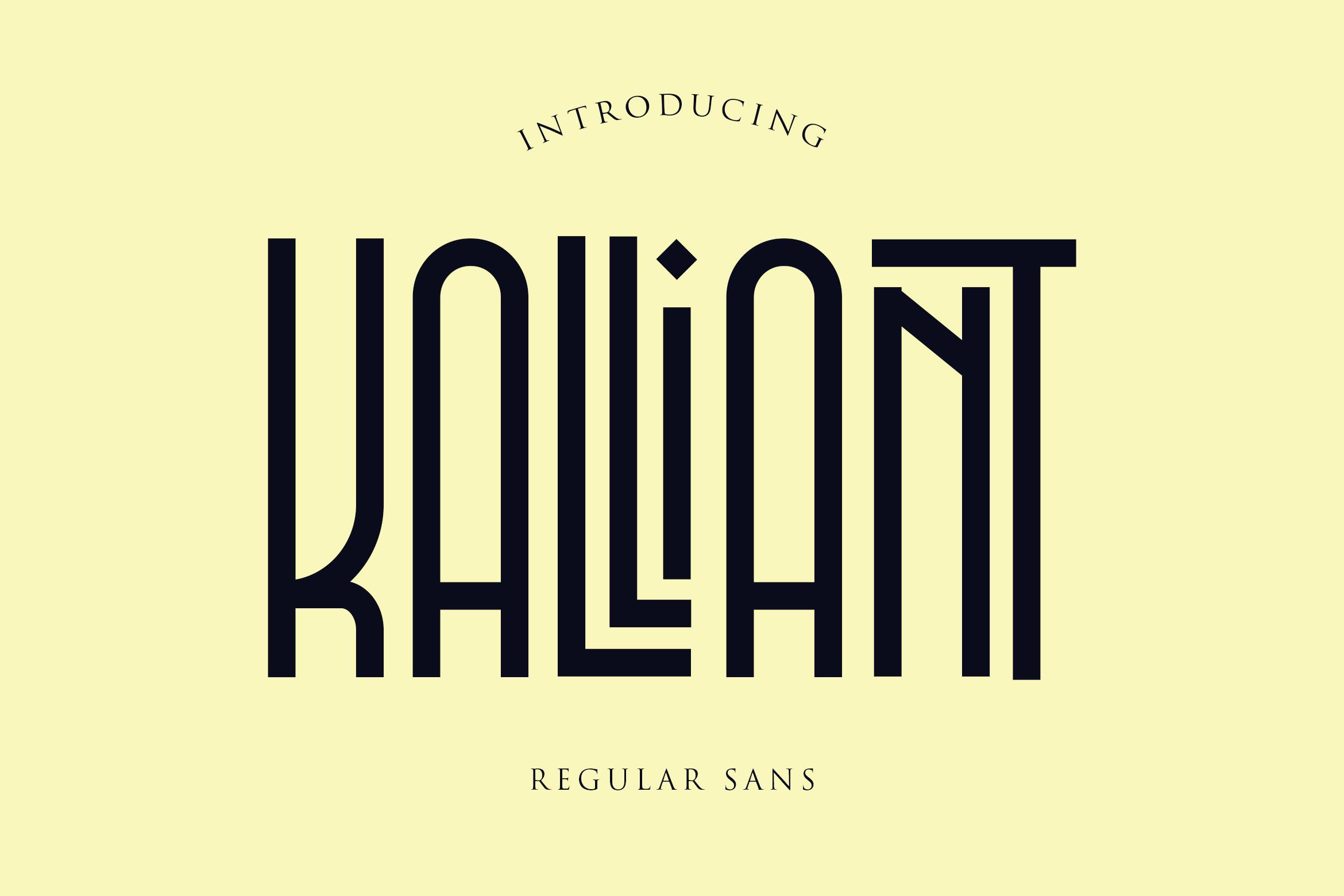 Kalliant Font