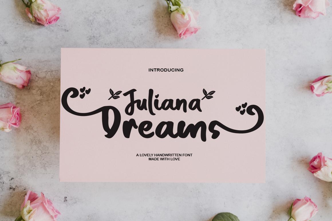 Juliana Dreams Font