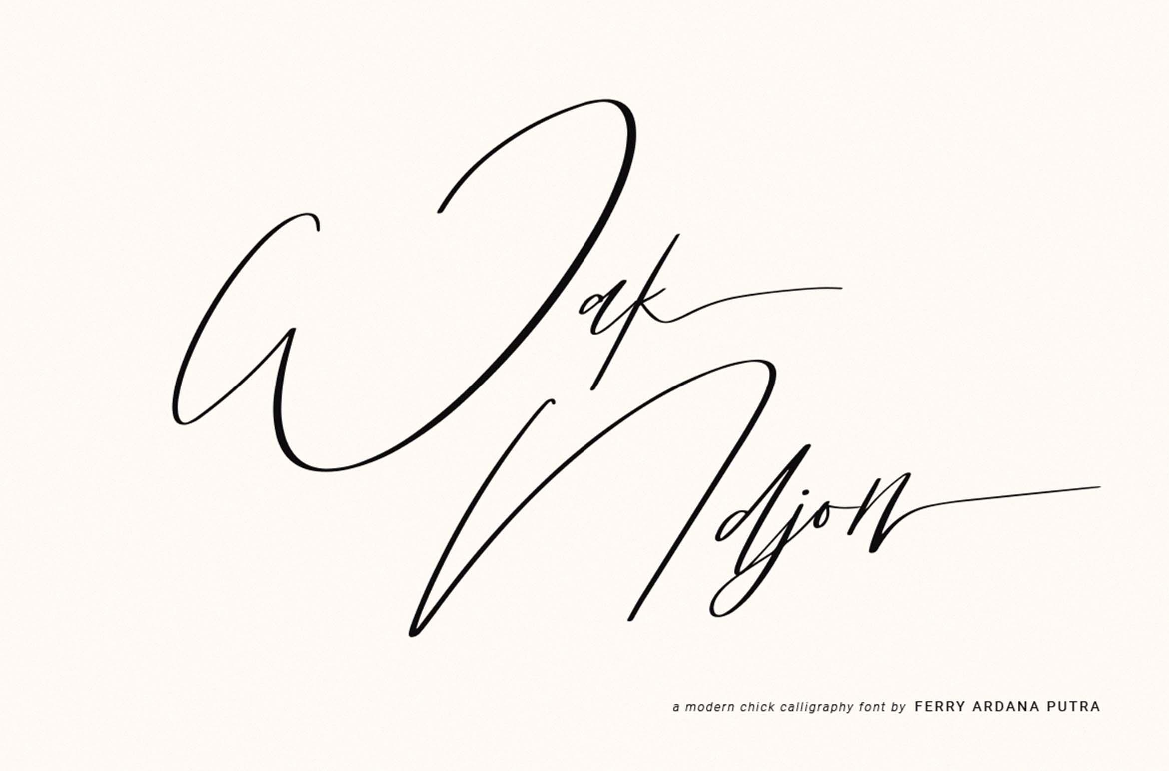 Wak Ndjon Font