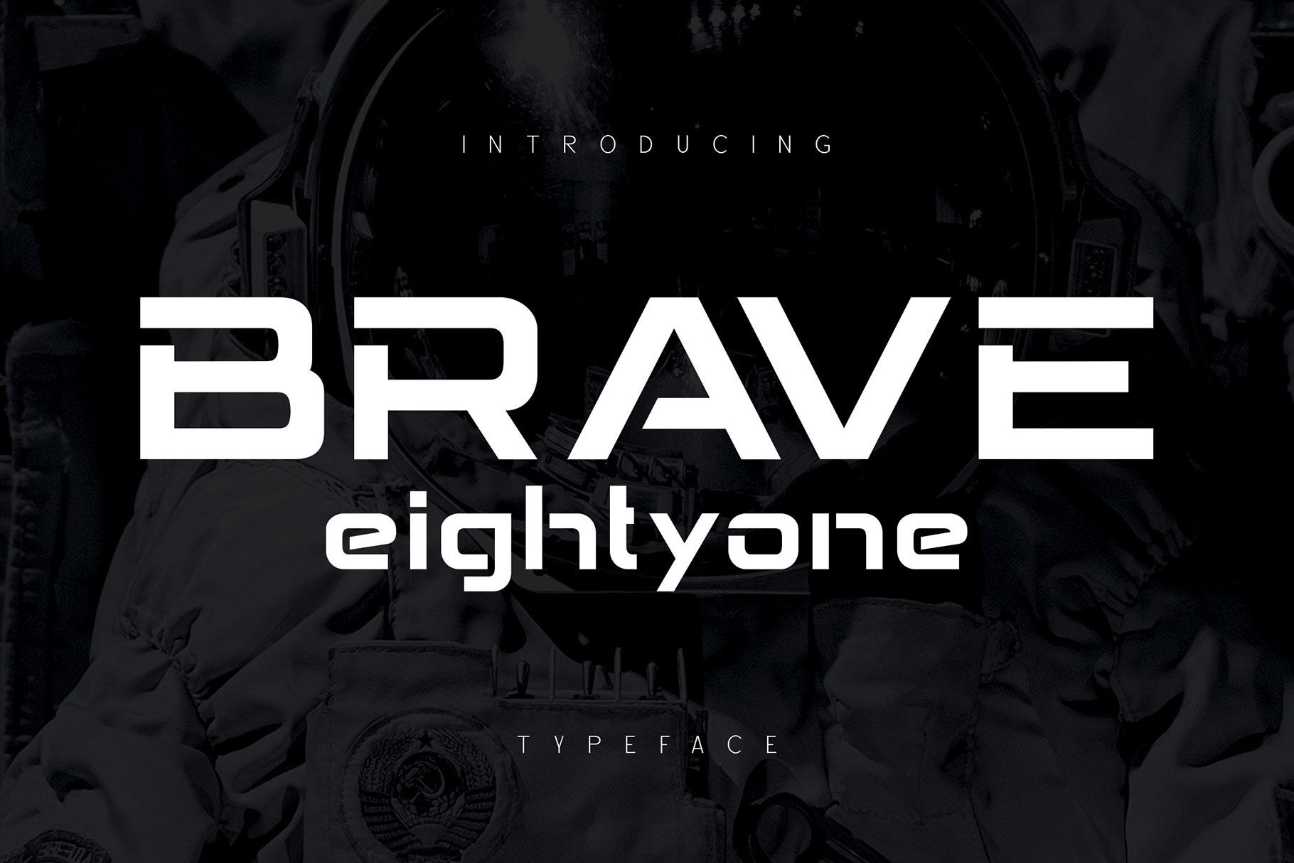 Brave Eighty One Font