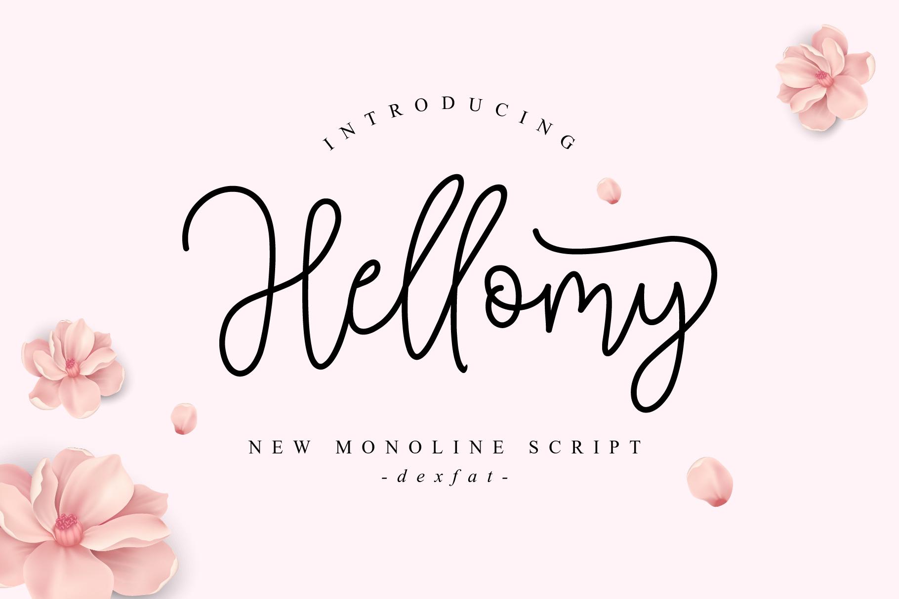 Hellomy Script Font