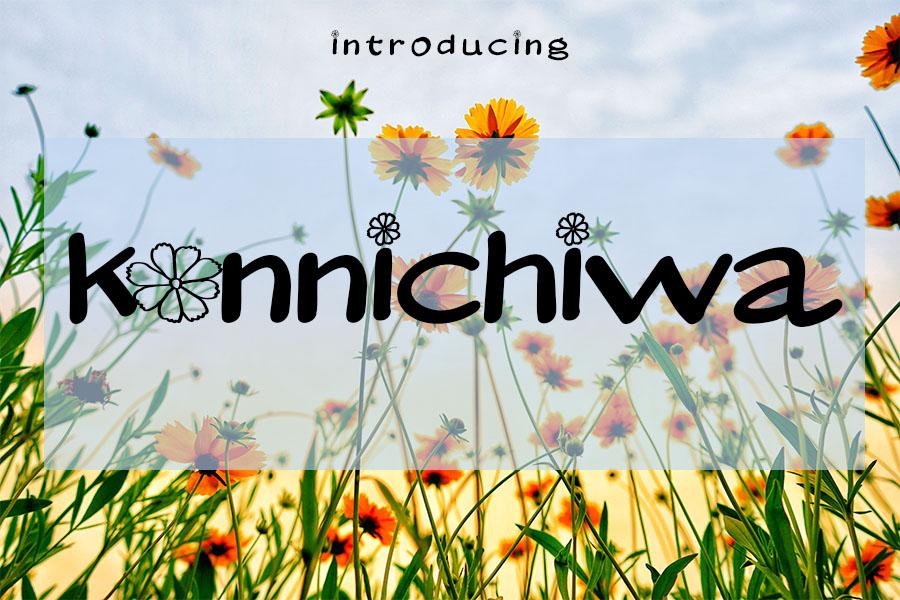 Konnichiwa Font
