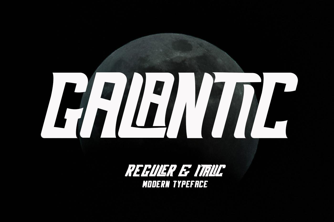 Galantic Font