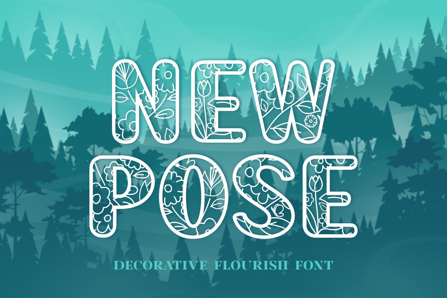 New Pose Font