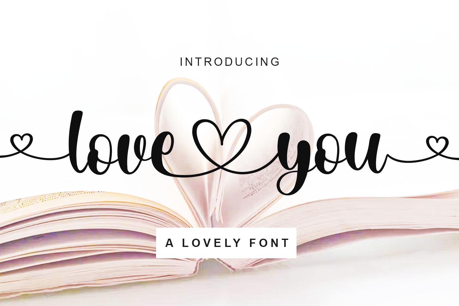 Love You Font