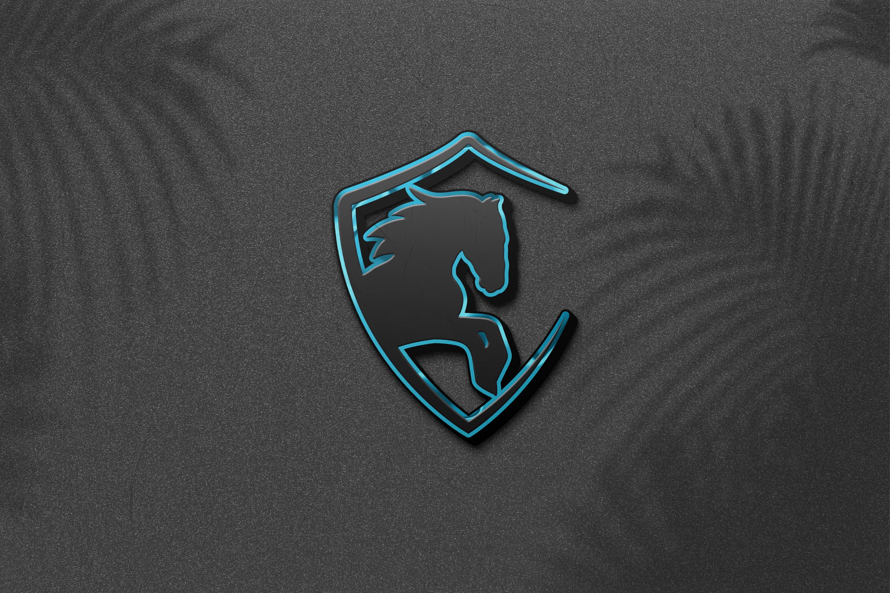 3d Realistic Logo Mockup PSD