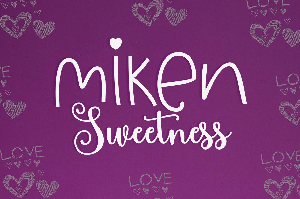 Miken Sweetness Font