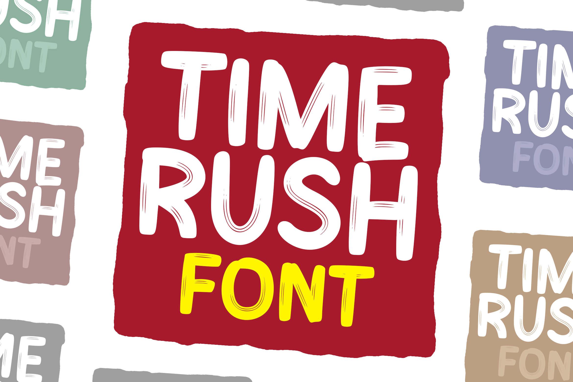 Time Rush Font