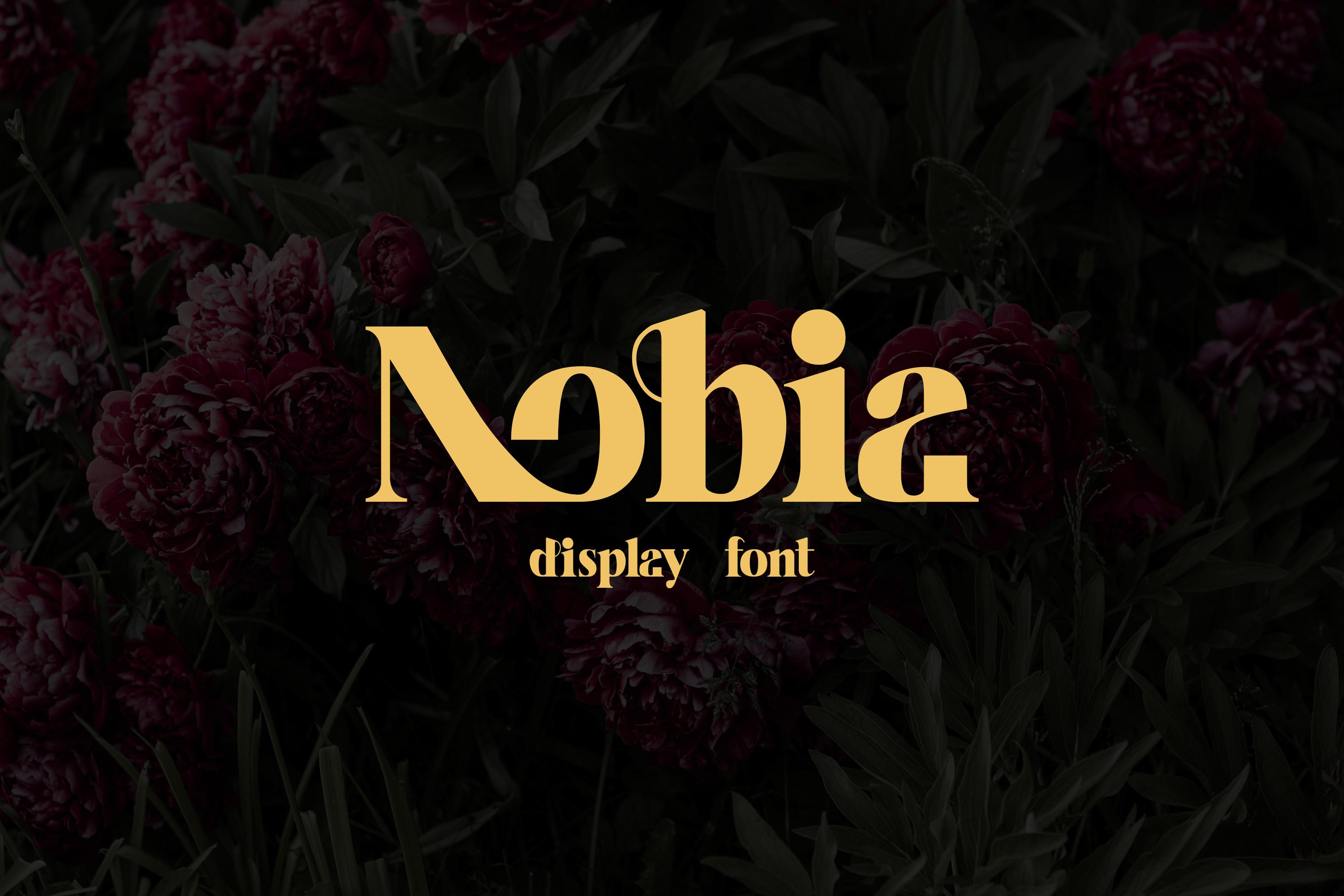 Nobia Font