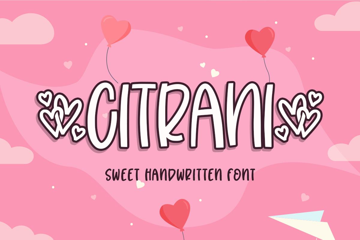 Citrani Font
