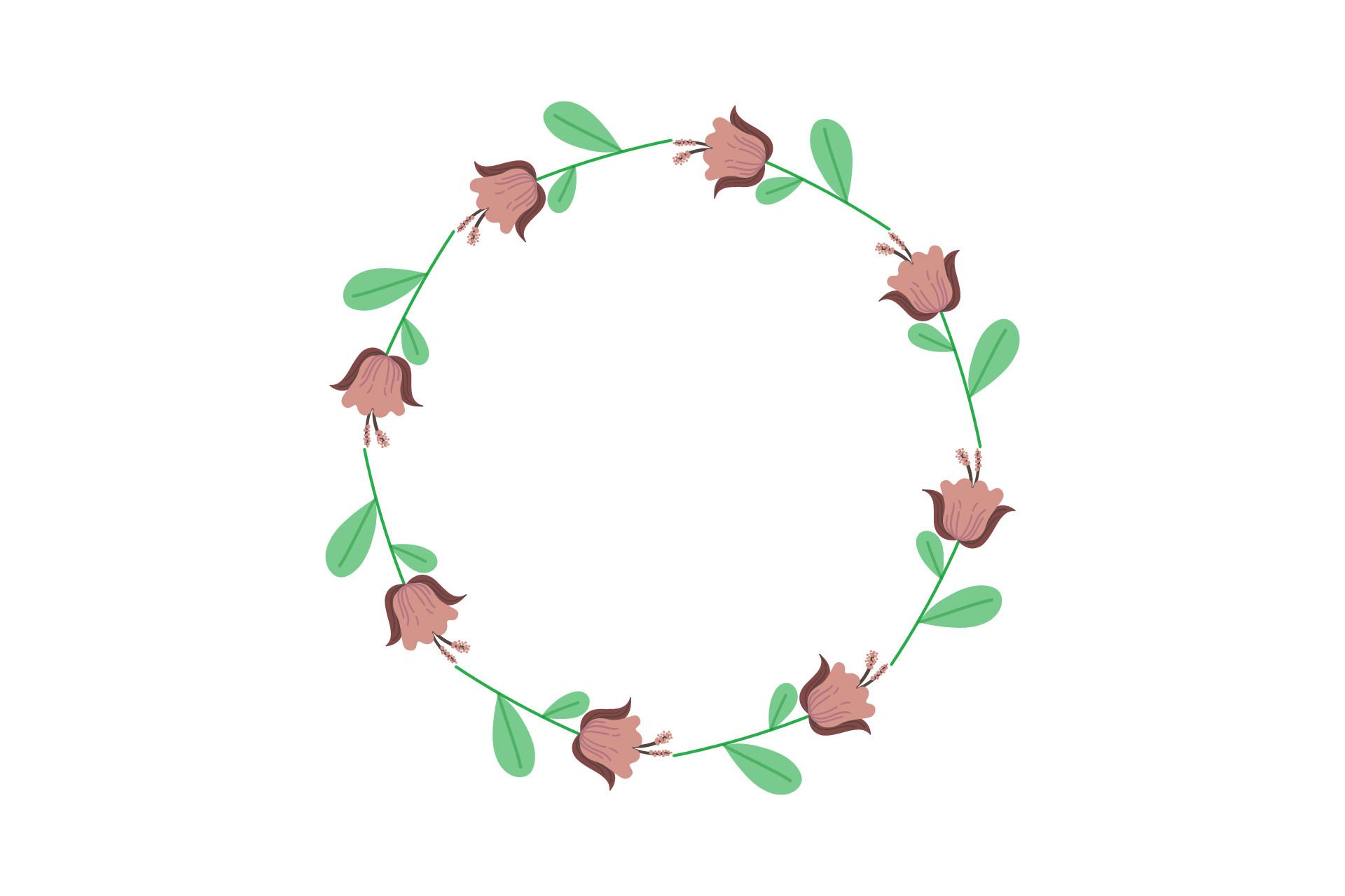 Modern Frame Design Isolated