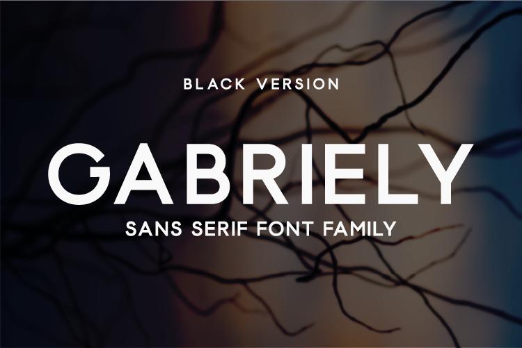 Gabriely Black Font