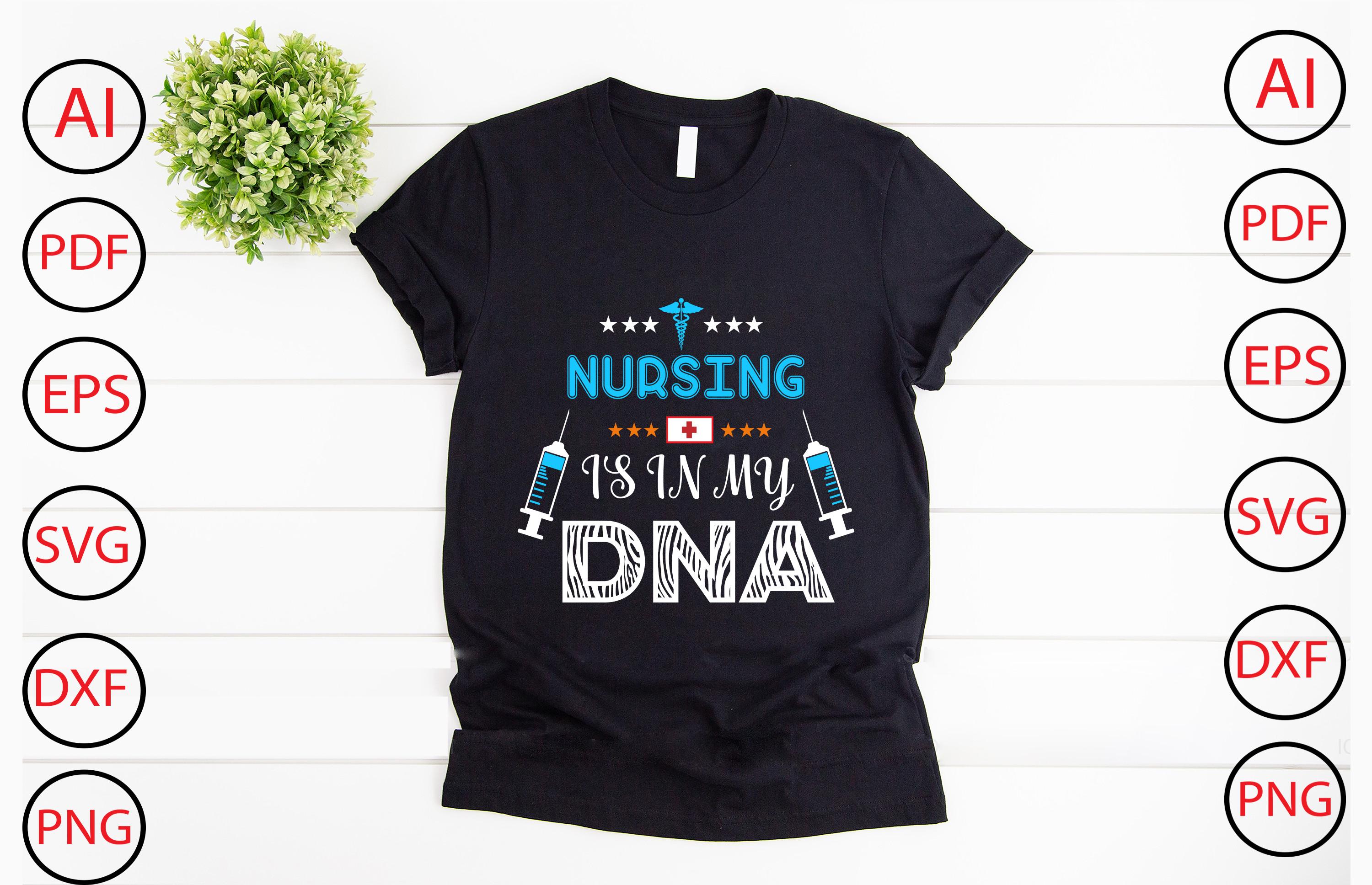 Nurse Typographic T-Shirt Design