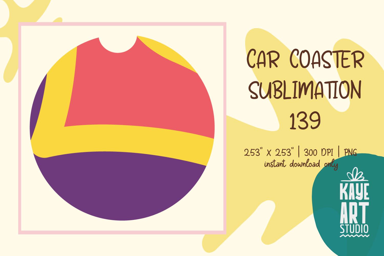 Car Coaster Sublimation PNG 139