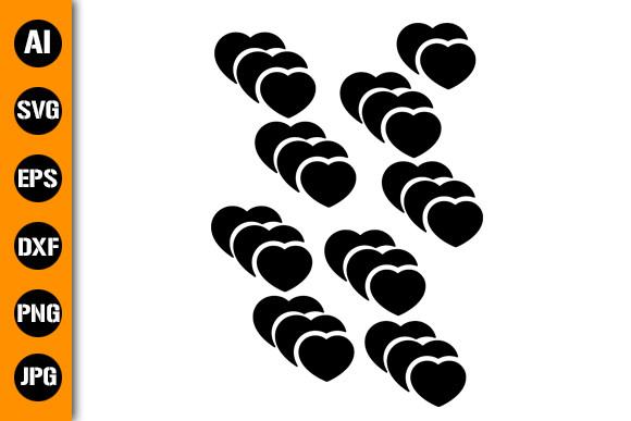 Stencil Hearts