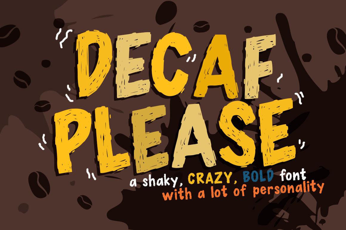 Decaf Please Font
