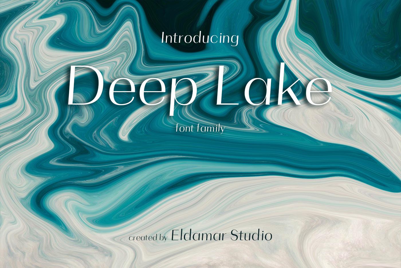 Deep Lake Font