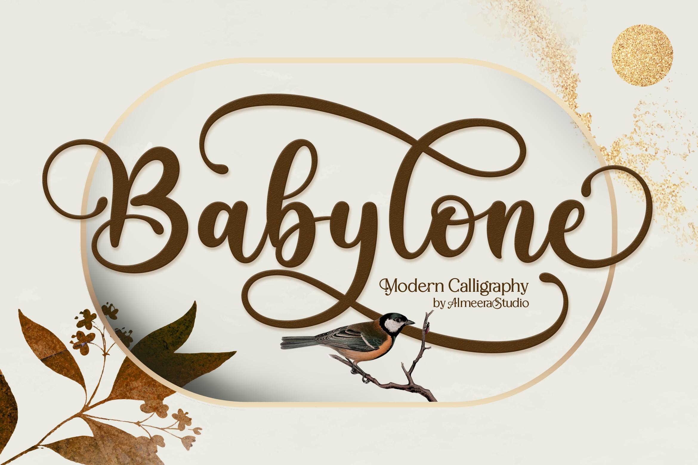 Babylone Script Font
