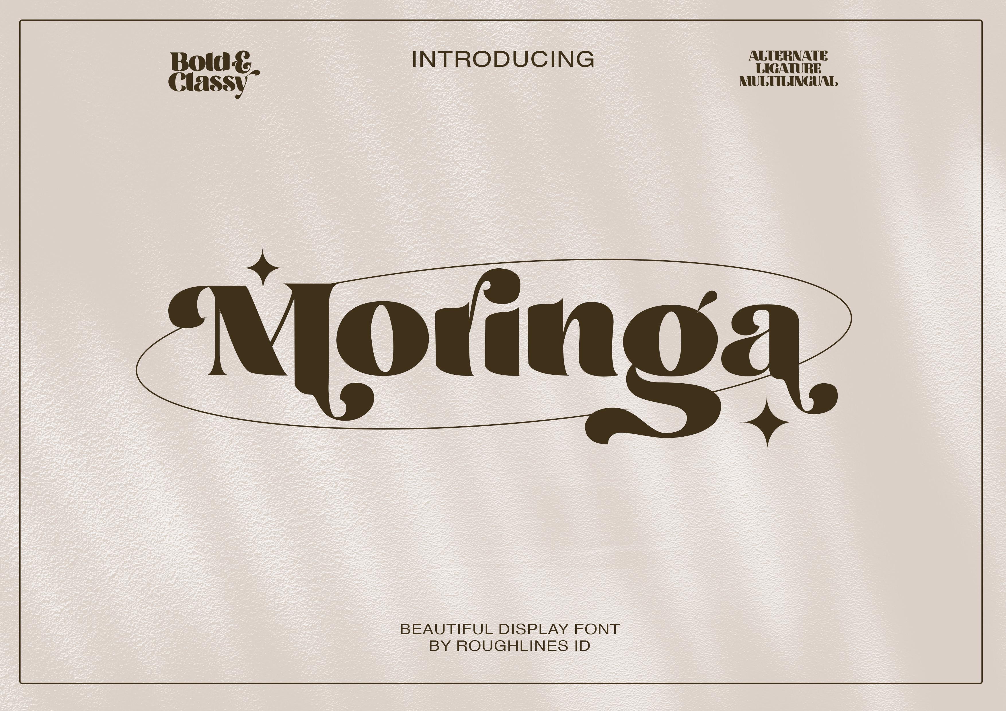 Moringa Font