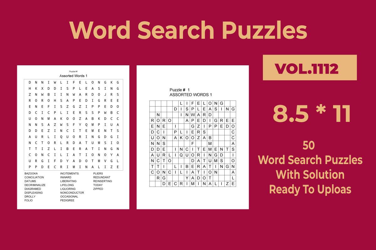 Word Search Puzzles Vol 1112