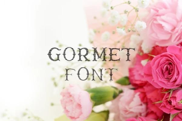 Gormet Font