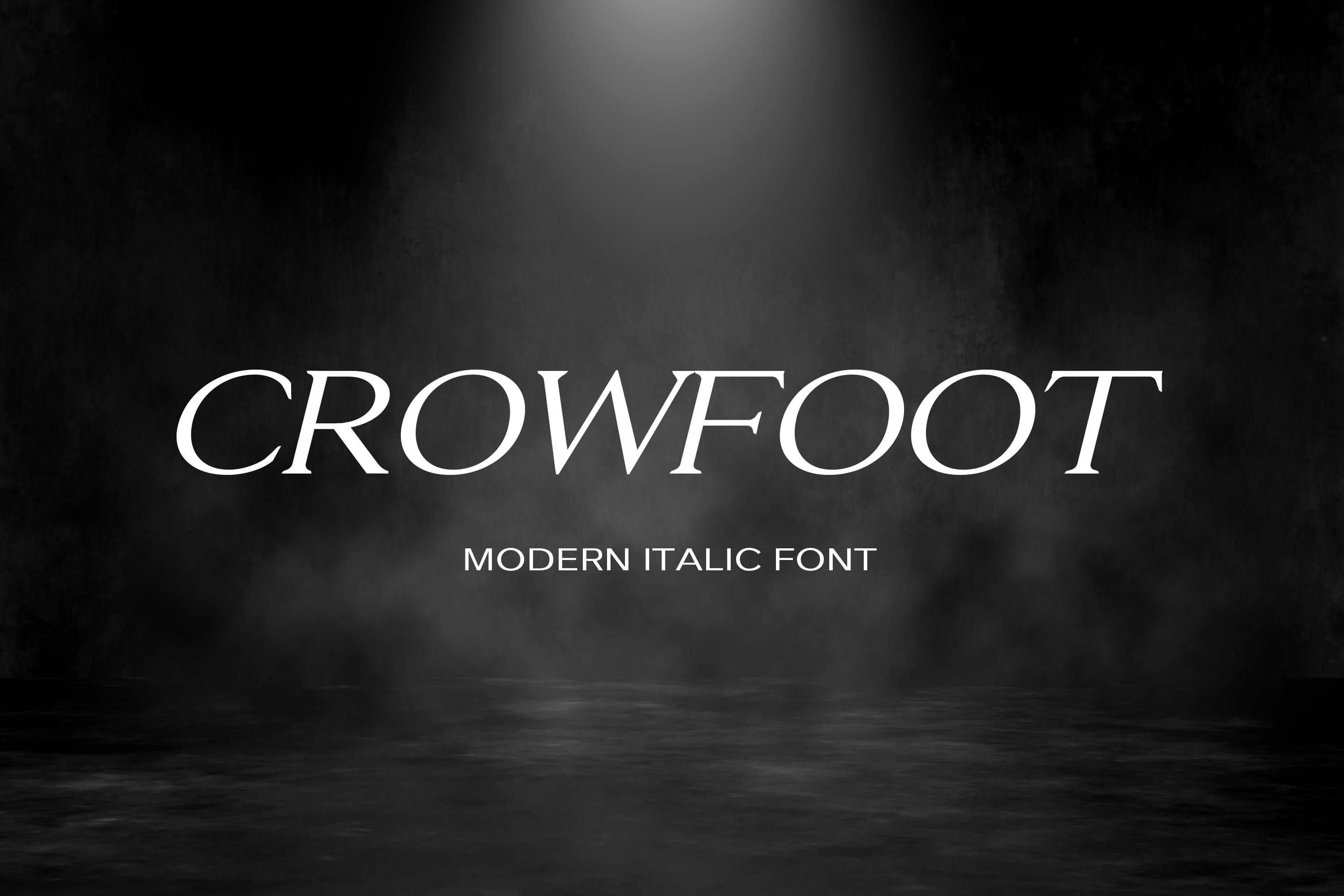 Crowfoot Font